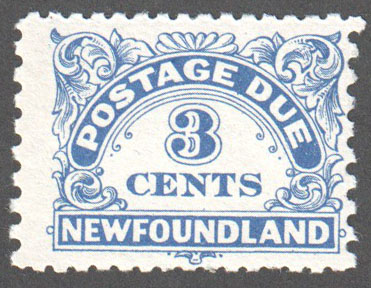 Newfoundland Scott J3a MNH F (P11x9) - Click Image to Close